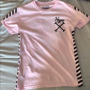 Fresh laundry pink shirt